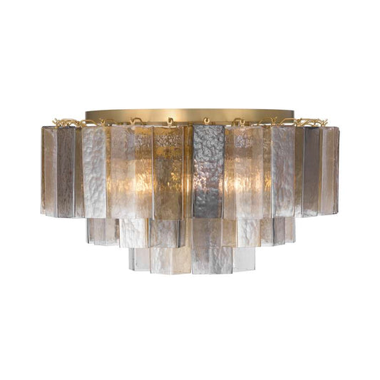 Metropolitan Torvento 7 Light 28" Wide Flush Mount Waterfall Ceiling Fixture