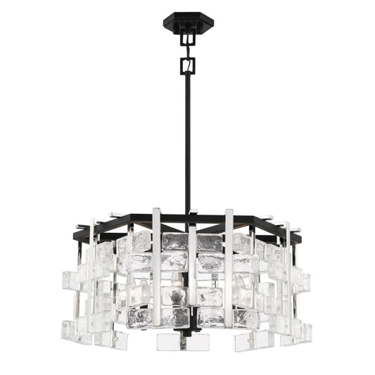 Metropolitan Painesdale 6 Light 28" Wide Abstract Chandelier