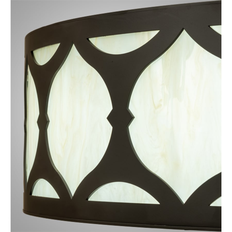 Meyda Tiffany Lorea 36" Wide LED Flush Mount Drum Ceiling Fixture