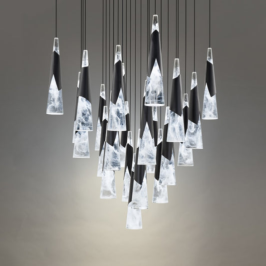Modern Forms Kilt 25 Light 28" Wide LED Suspension Multi Light Pendant