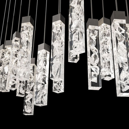 Modern Forms Minx 23 Light 12" Wide LED Crystal Multi Light Pendant