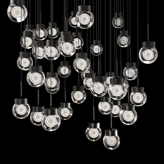 Modern Forms Double Bubble 41 Light 28" Wide LED Suspension Multi Light Pendant