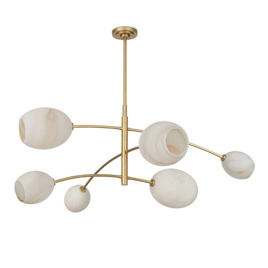 Regina Andrew Artemis 6 Light 59" Wide Linear Chandelier