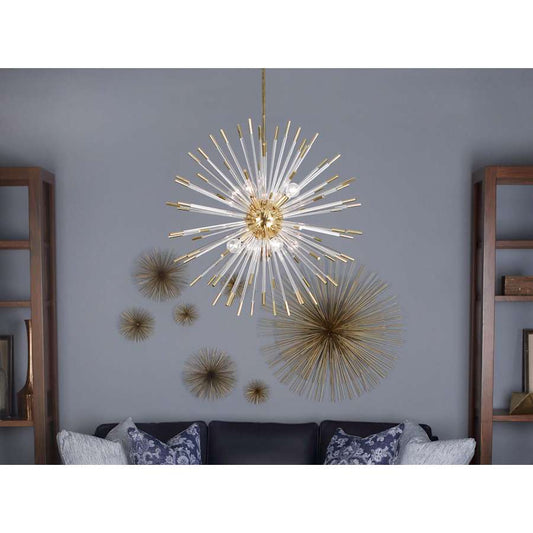 Robert Abbey Andromeda 8 Light 28" Wide Sputnik Chandelier