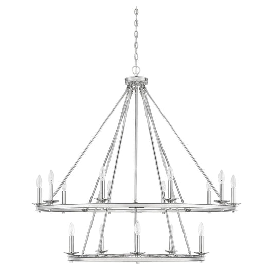 Savoy House Middleton 15 Light 45" Wide Taper Candle Chandelier