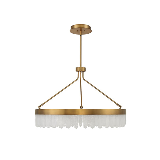 Savoy House Landon 34" Wide LED Crystal Ring Chandelier