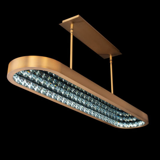 Schonbek Beyond Marquis 47" Wide LED Crystal Linear Pendant