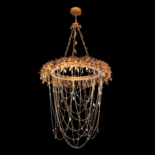Schonbek Midsummer Night 34" Wide LED Crystal Abstract Chandelier