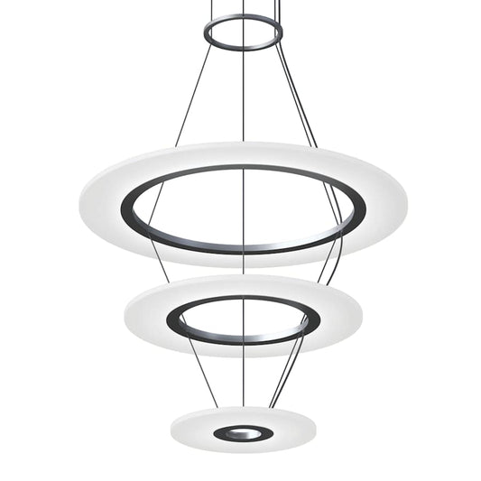 Sonneman Arctic Rings 3 Light 31" Wide LED Ring Chandelier