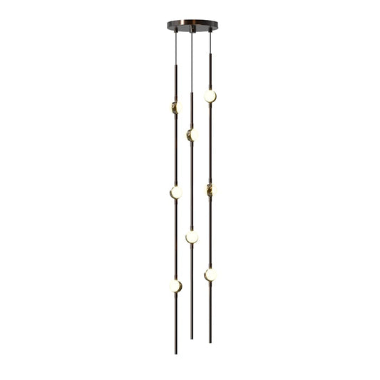 Sonneman Constellation 6" Wide Beaded Chandelier