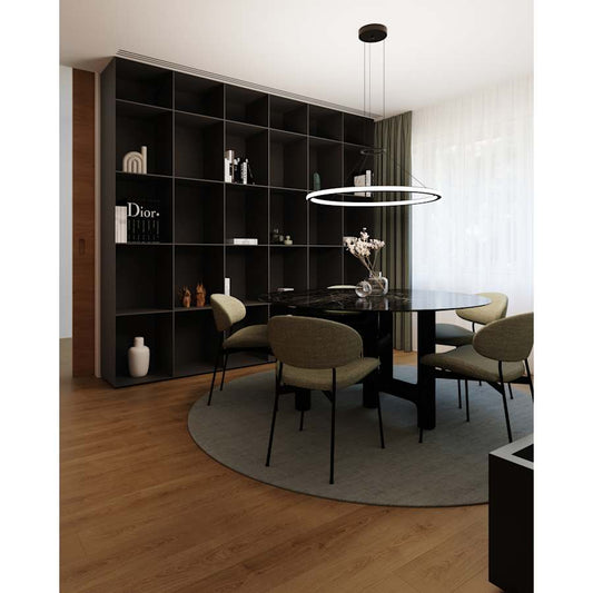 Sonneman Luna 38" Wide LED Ring Chandelier - 3000K