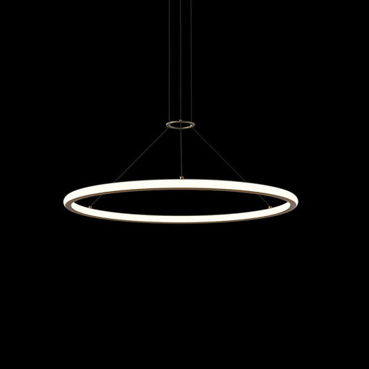 Sonneman Luna 38" Wide LED Ring Chandelier - 3500K