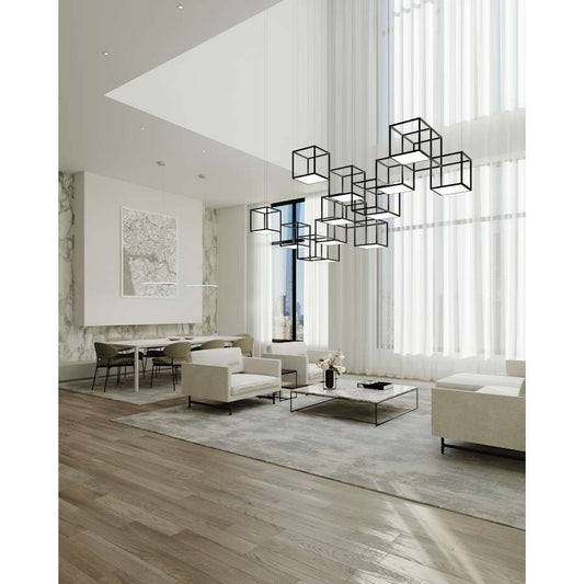 Sonneman Cubix 12 Light LED Pendant