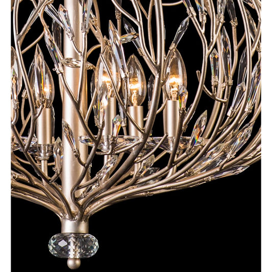 Varaluz Bask 6 Light 27" Wide Crystal Abstract Chandelier