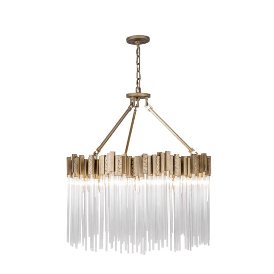 Varaluz Matrix 10 Light 30" Wide Ring Chandelier