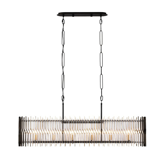 Varaluz Park Row 6 Light 48" Wide Linear Pendant