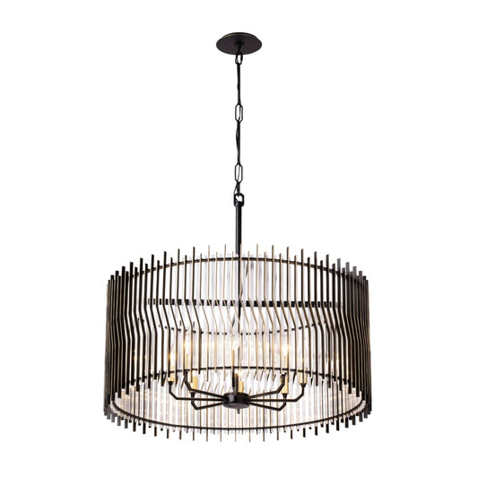 Varaluz Park Row 8 Light 32" Wide Pendant