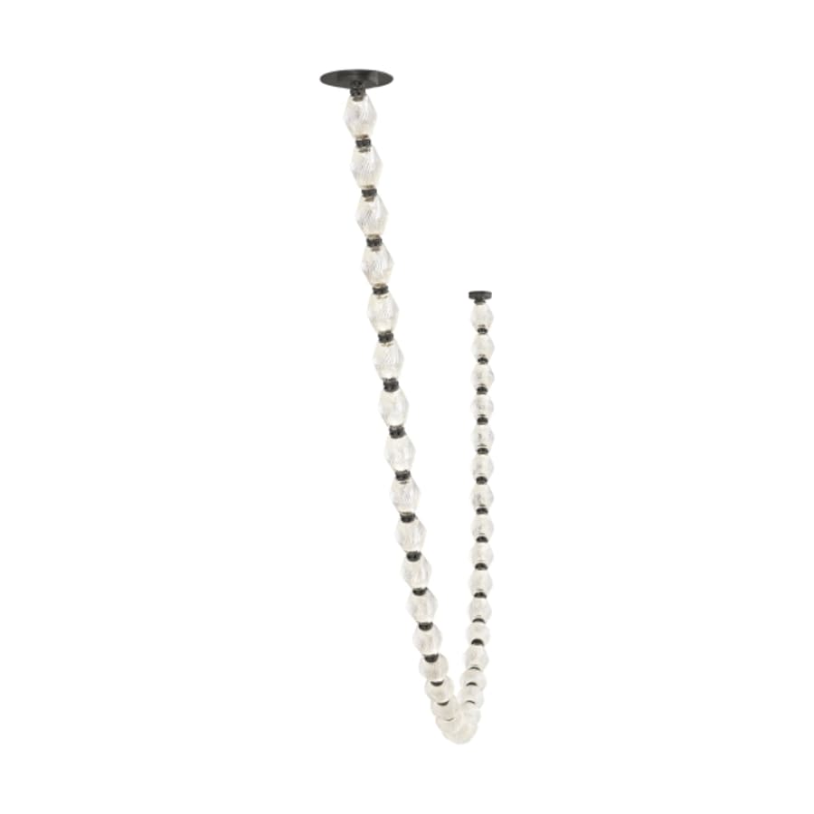 Visual Comfort Collier 2" Wide Crystal Abstract Chandelier