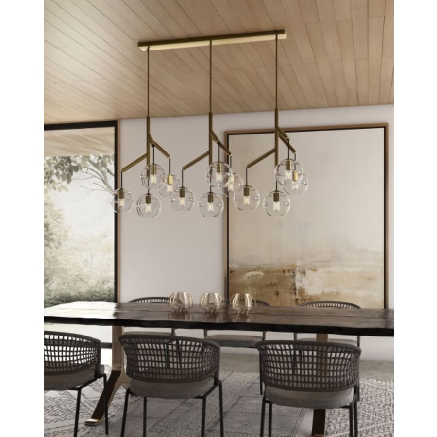 Visual Comfort Sedona 12 Light 63" Wide LED Linear Chandelier