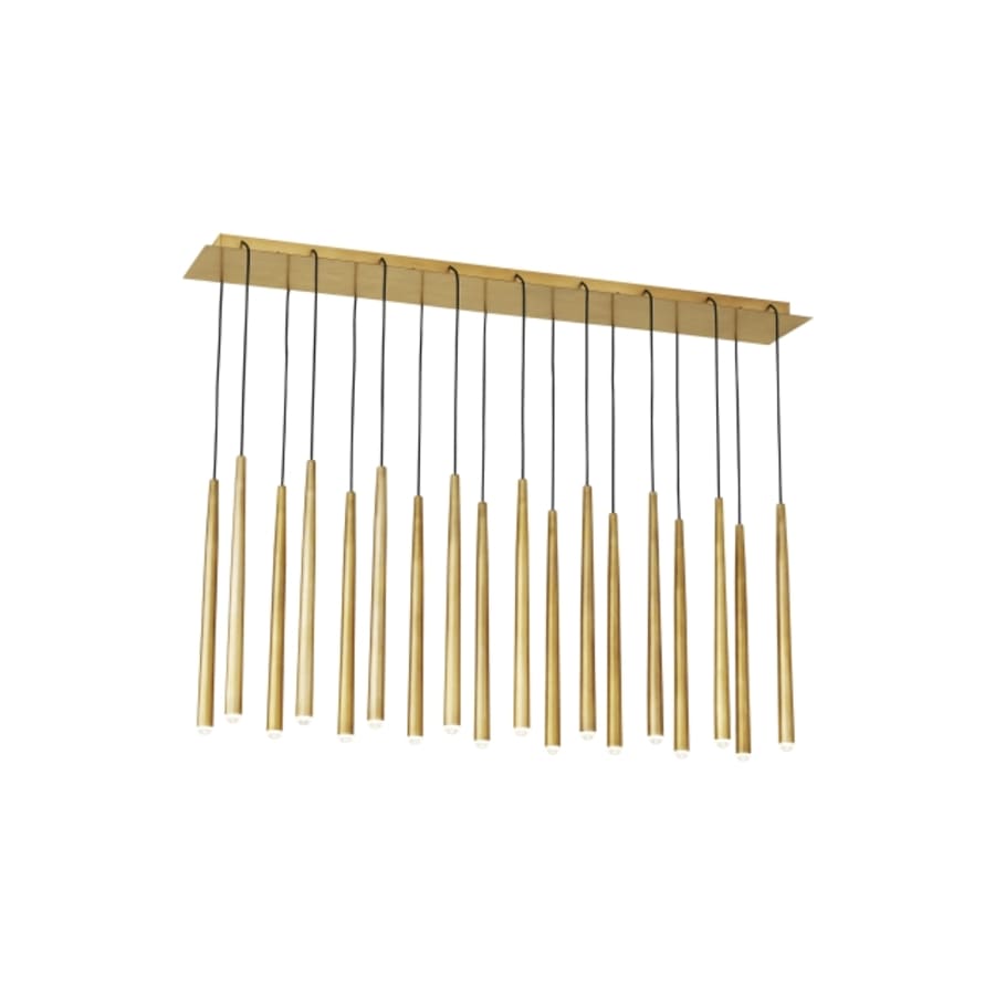 Visual Comfort Pylon 43" Wide Crystal Linear Chandelier
