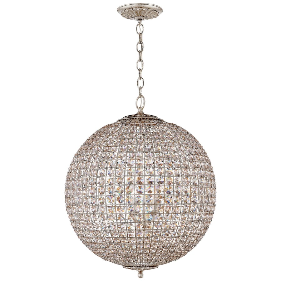 Visual Comfort Renwick 23" Large Sphere Chandelier with Crystal by AERIN