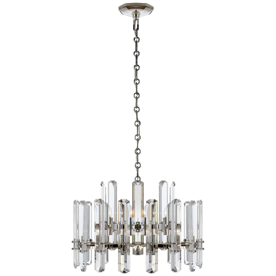 Visual Comfort Bonnington 15" Chandelier with Crystal by AERIN