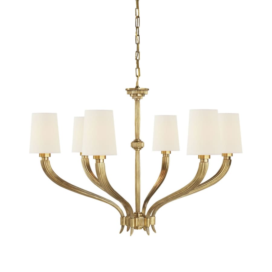 Visual Comfort Ruhlmann 6 Light 35" Wide Chandelier