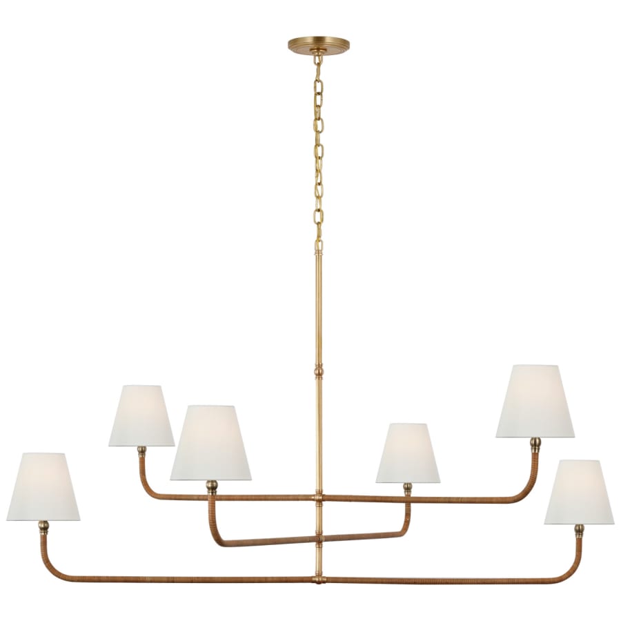 Visual Comfort Basden 6 Light 60" Wide Chandelier