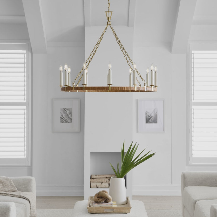 Visual Comfort Darlana 12 Light 40" Wide Candle Style Chandelier