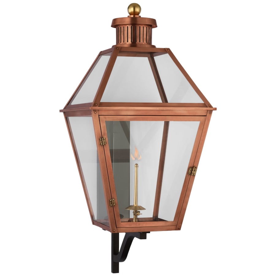 Visual Comfort Stratford 40" Tall Gas Lantern Wall Sconce