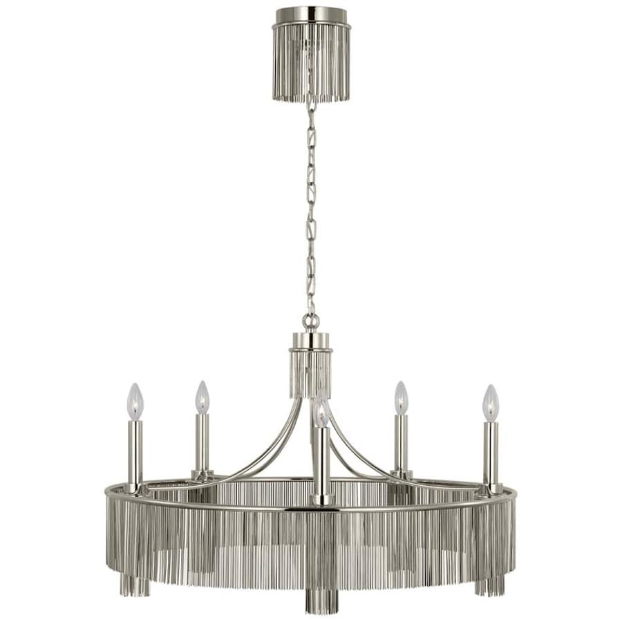 Visual Comfort Sutton 5 Light 35" Wide Taper Candle Style Chandelier