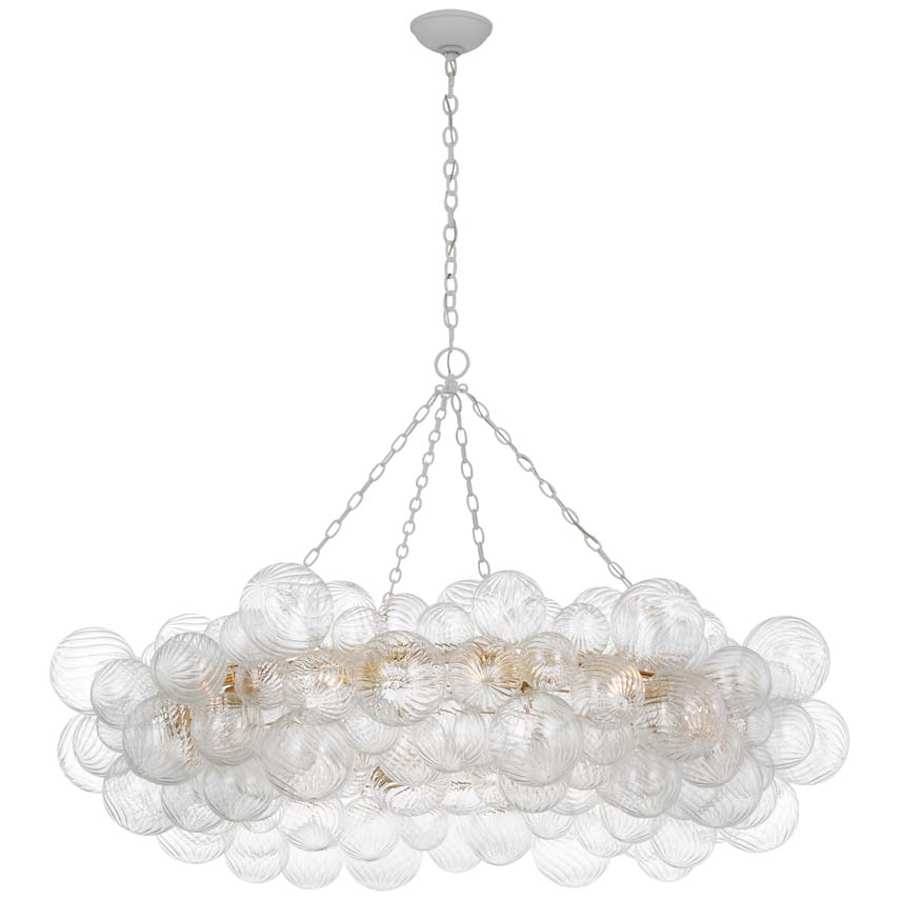 Visual Comfort Talia 12 Light 54" Wide Ring Chandelier