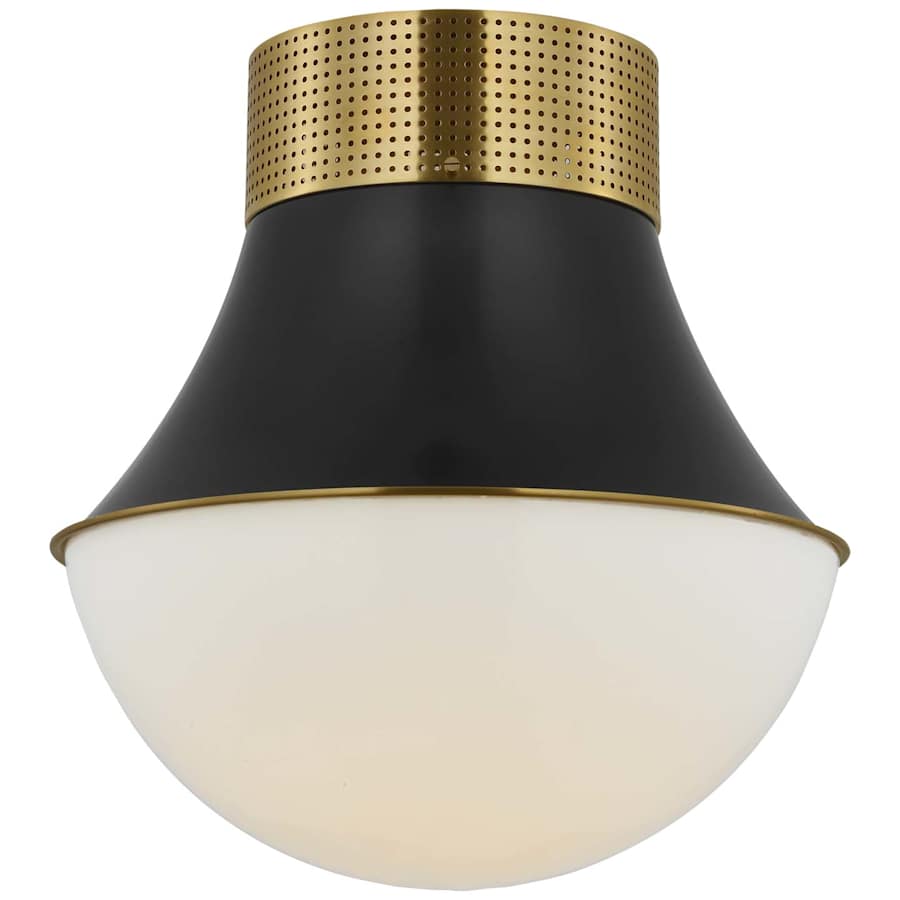 Visual Comfort Precision 17" Wide LED Flush Mount Bowl Ceiling Fixture