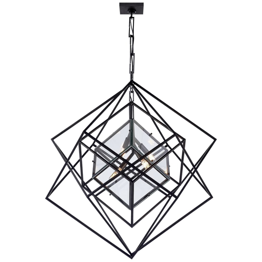 Visual Comfort Cubist 31" Medium Chandelier by Kelly Wearstler