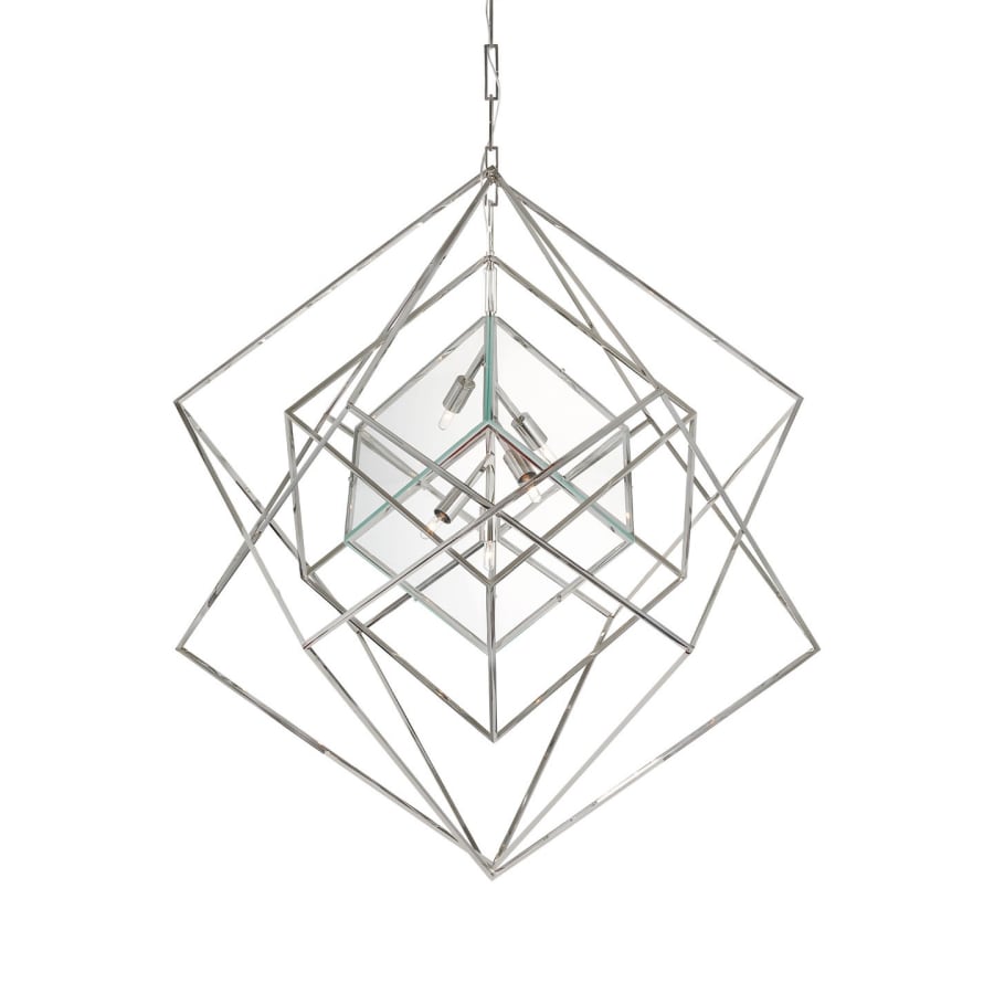 Visual Comfort Cubist 5 Light 46" Wide Abstract Chandelier