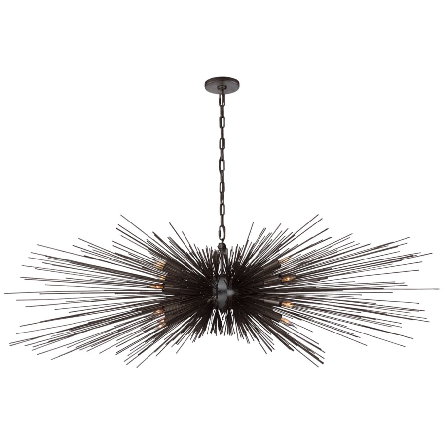 Visual Comfort Strada 16 Light 60" Wide Abstract Linear Chandelier