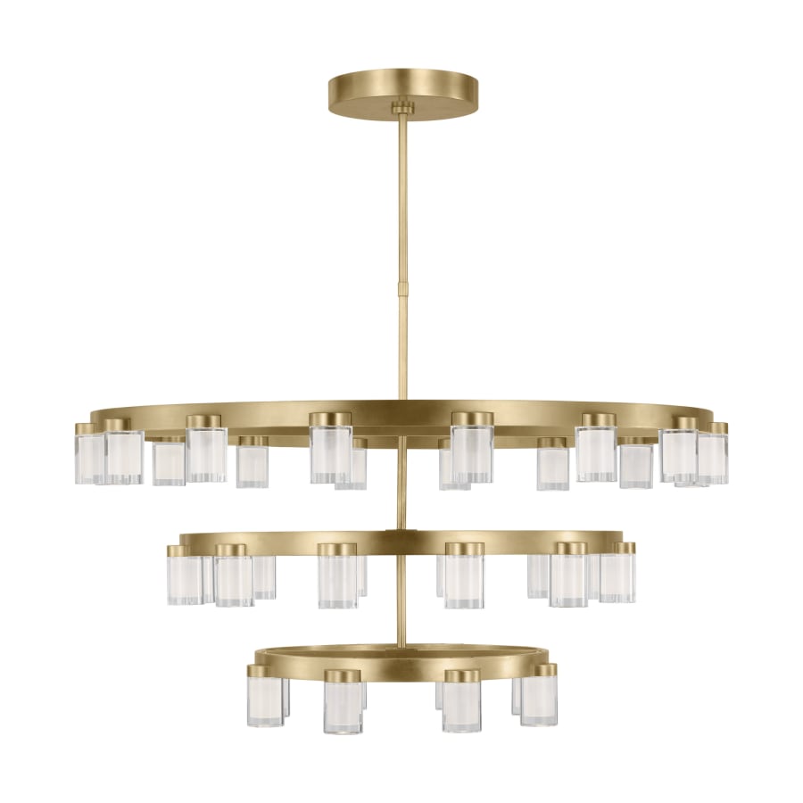 Visual Comfort Esfera 44" Wide LED Ring Chandelier with Shades