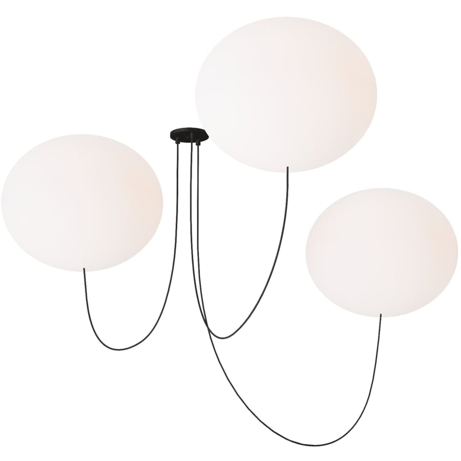 Visual Comfort Helium 54" Wide LED Globe Chandelier - 2700K, 90 CRI, 2400 Lumens