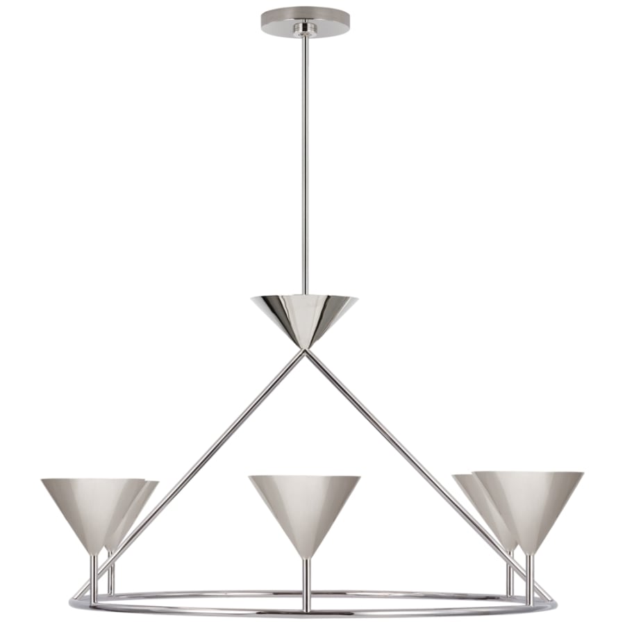 Visual Comfort Orsay 6 Light 36" Wide LED Ring Chandelier