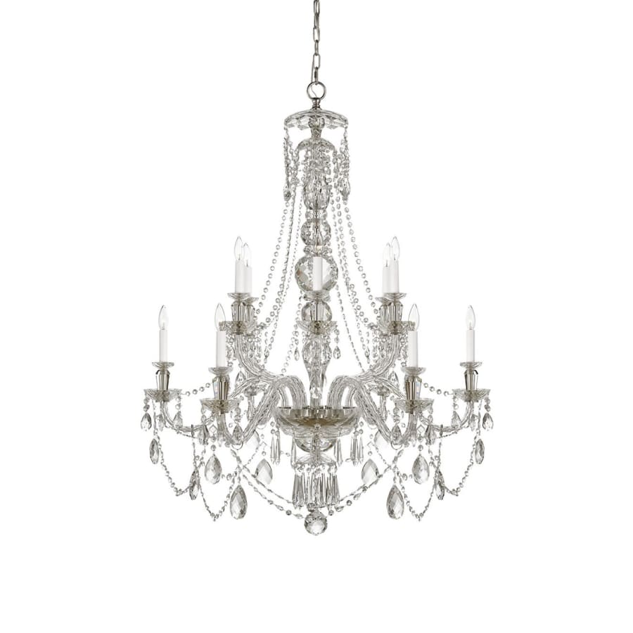 Visual Comfort Daniela 12 Light 31" Wide Crystal Empire Chandelier