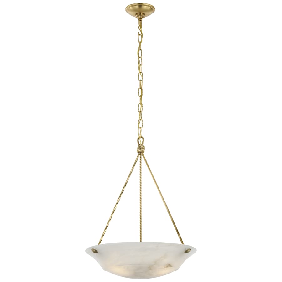 Visual Comfort Claremont 3 Light 21" Wide Pendant with Alabaster Shade