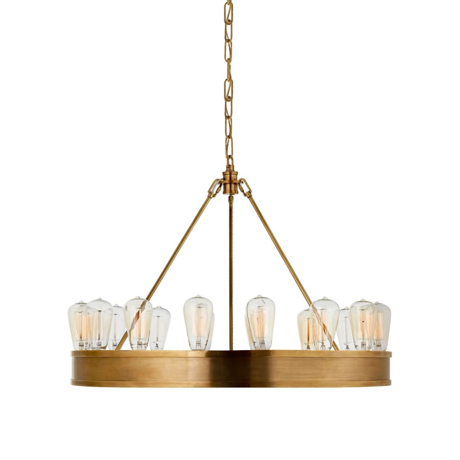 Visual Comfort Roark 16 Light 30" Wide Ring Chandelier