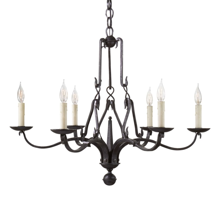 Visual Comfort Allegra 6 Light 33" Wide Candle Style Chandelier