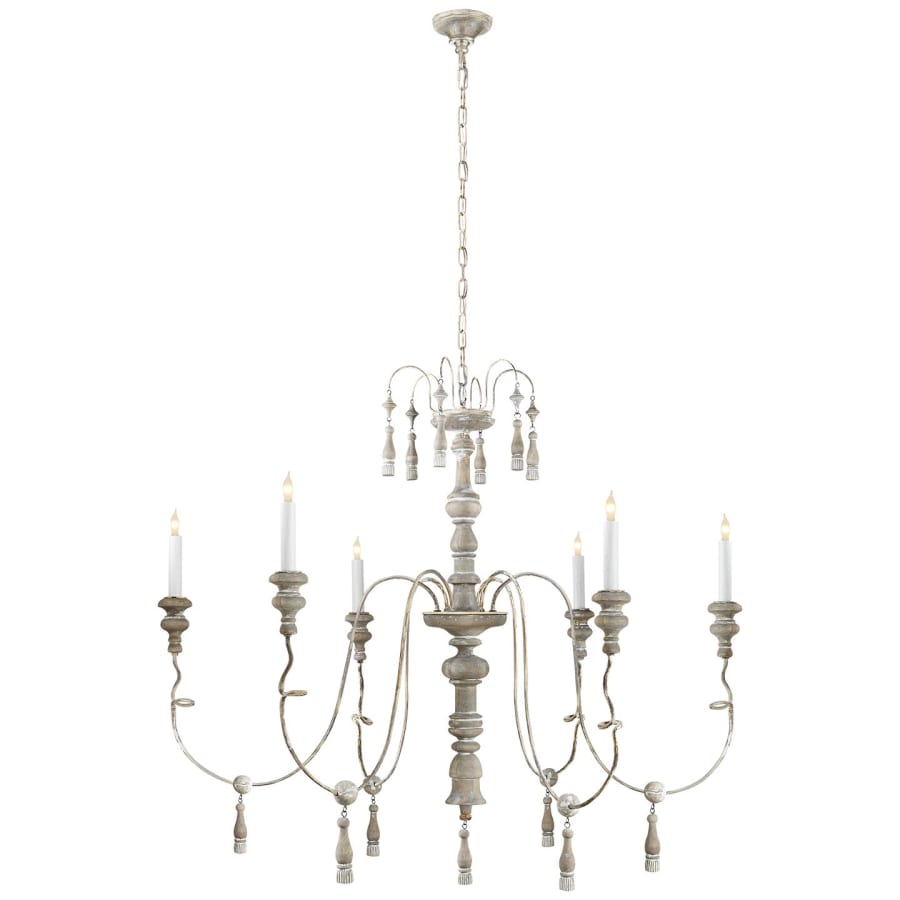 Visual Comfort Michele 43" Medium Chandelier by Suzanne Kasler