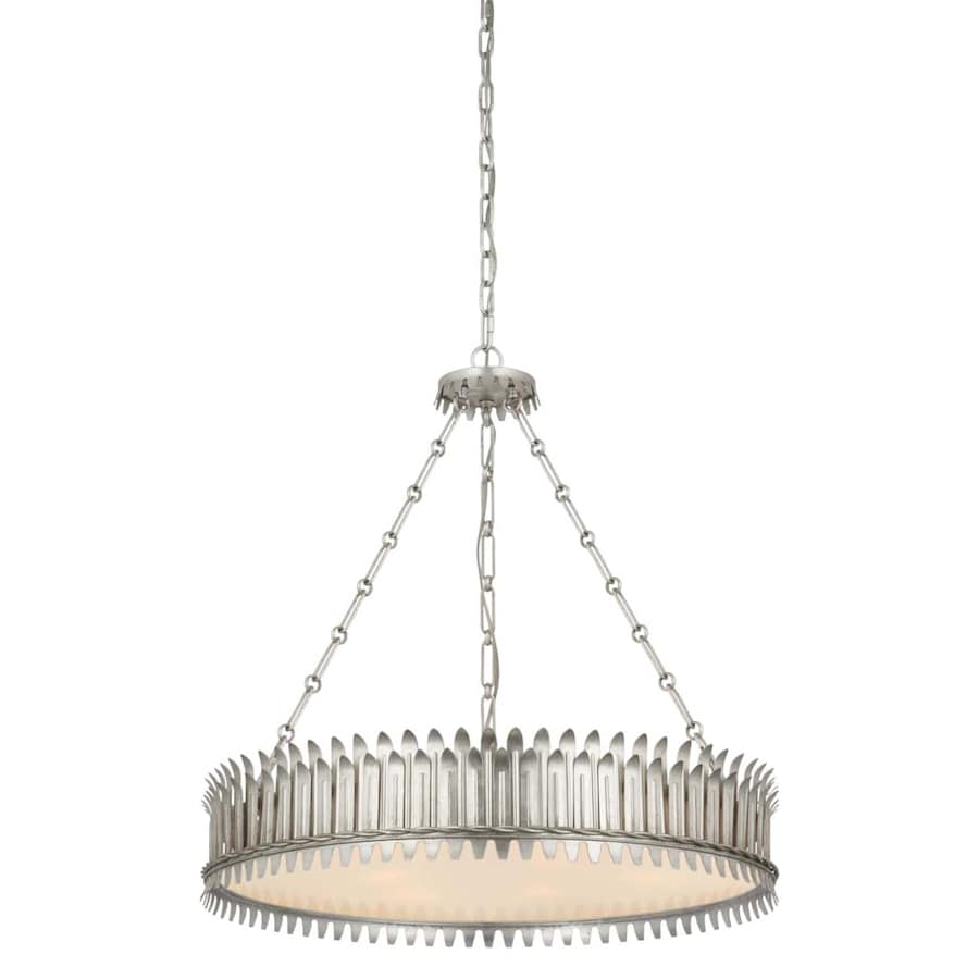 Visual Comfort Leslie 6 Light 27" Wide Abstract Drum Chandelier