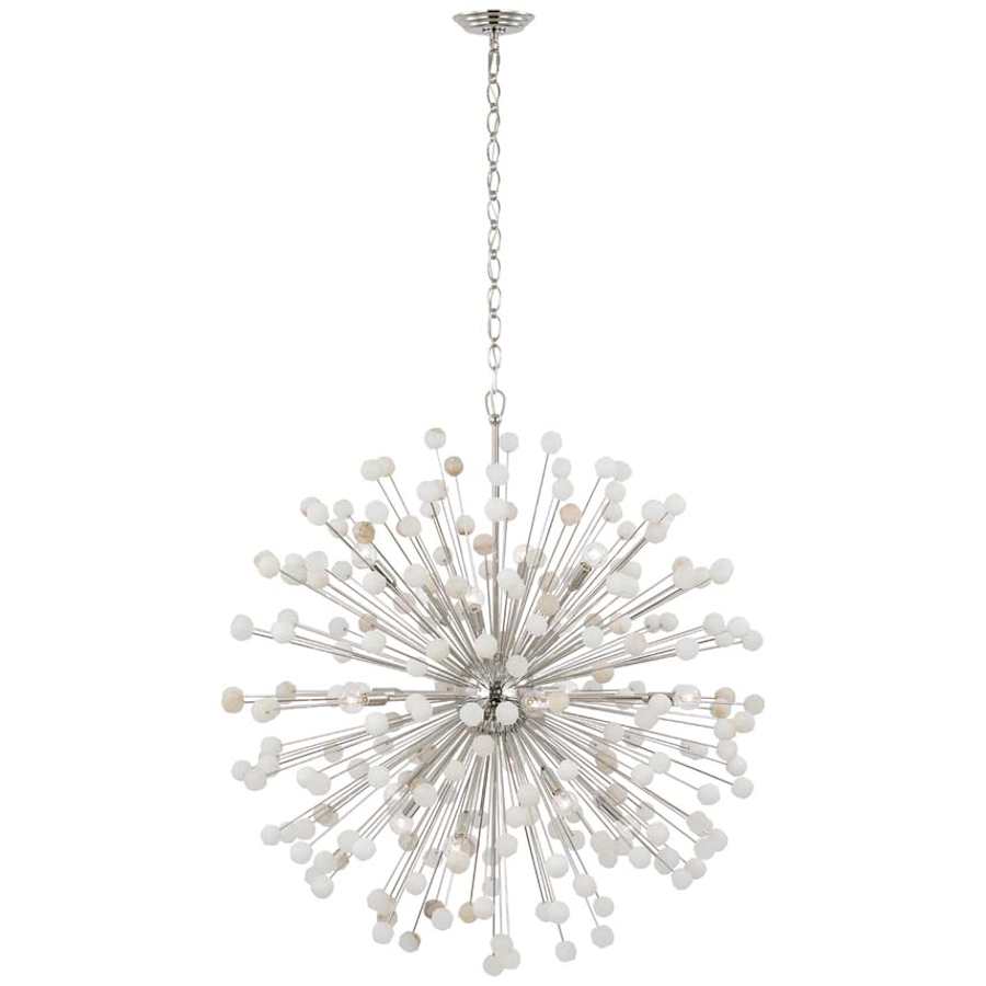 Visual Comfort Lys 18 Light 42" Wide Abstract Sputnik Chandelier