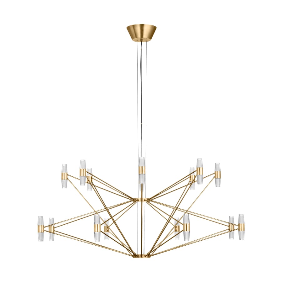 Visual Comfort Lassell 46" Wide LED Abstract Chandelier