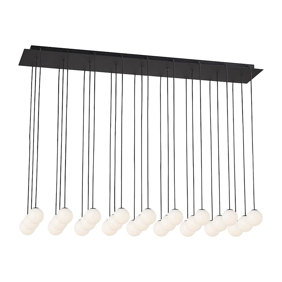 Visual Comfort Orbet 27 Light 12" Wide LED Linear Chandelier