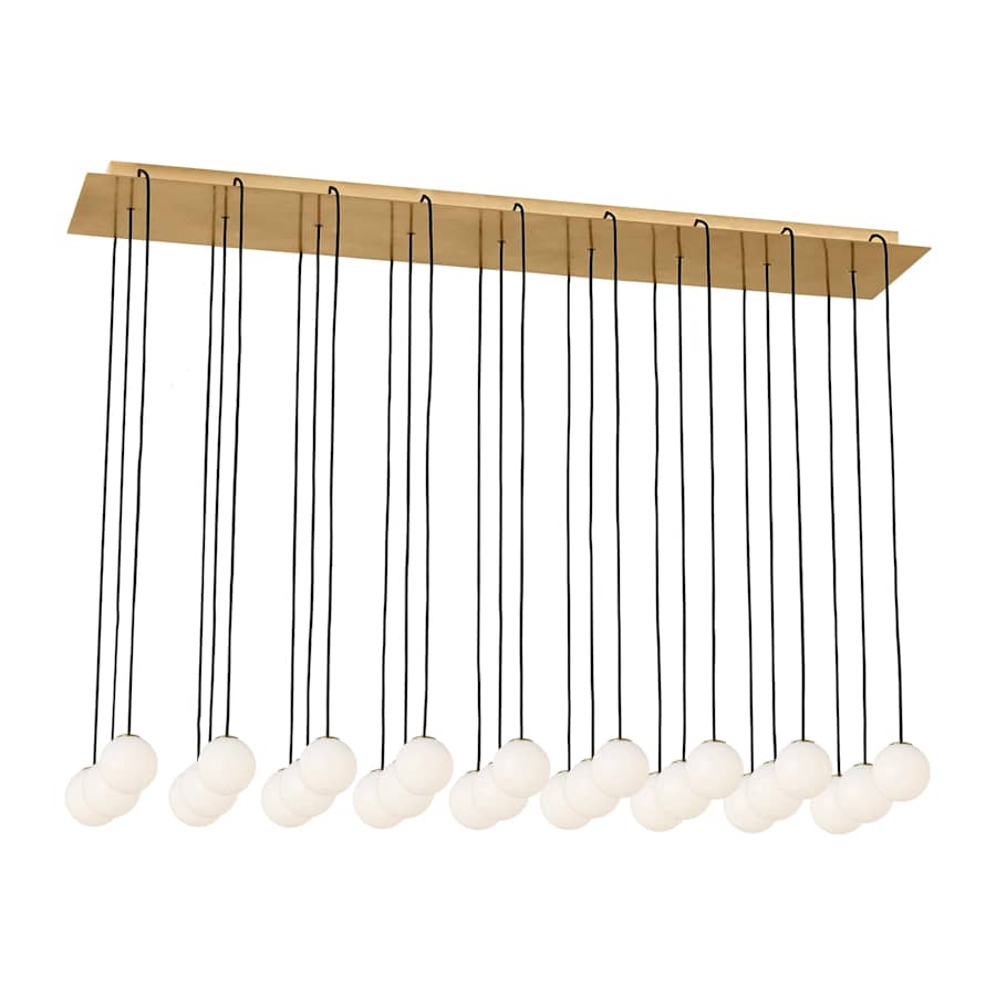 Visual Comfort Orbet 27 Light 12" Wide LED Linear Chandelier