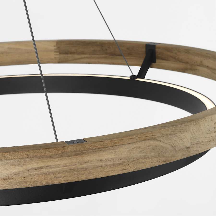 Visual Comfort Grace 36" Wide LED Ring Outdoor Chandelier